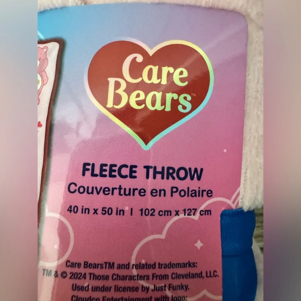 Care Bears Cheer Bear Blanket🩷